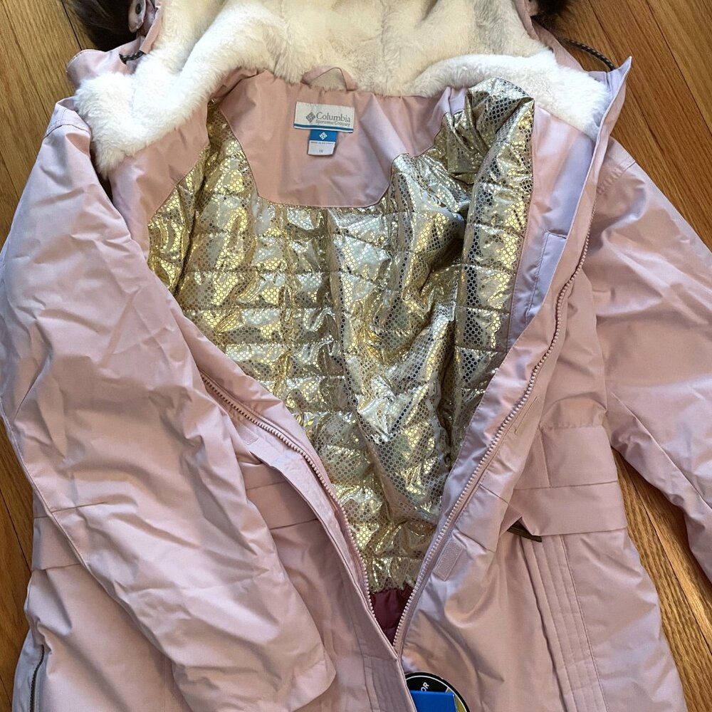 FIRM. NWT Columbia Omni Heat Women's Insulated Jacket. Pink Dusty Rose. Size 1X